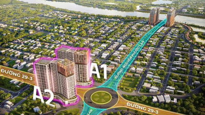 Độc quyền căn 1PN+1 hướng Nam view Ngũ Hành Sơn cực đẹp - vốn ban đầu 740 triệu - miễn lãi 24 tháng