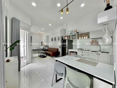 ☘️Studio Tách Bếp Ban Công Nội Thất Đẹp Mê Li Ngay Cầu Bông