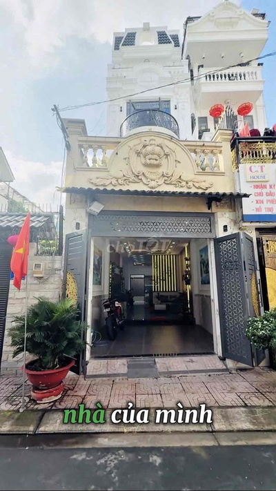 Tôi Chủ Mặt tiền Q12 4x20 3 lầu ngay UBND Phường.