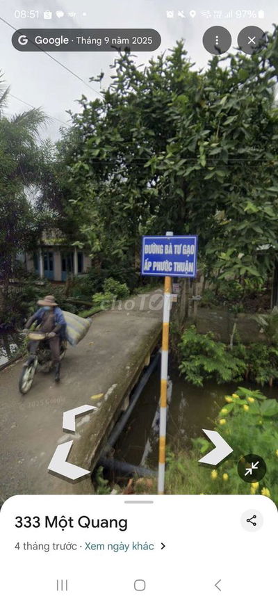 1125m2 đường Bà Tư Gạo khu phố Phước Thuận, phường Trung An, Đồng Tháp