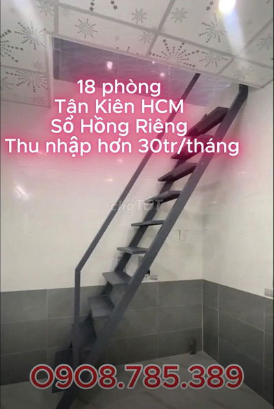 CẦN BÁN DÃY TRỌ 3OOM2 NGAY TÂN KIÊN BÌNH CHÁNH