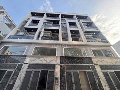 Nhà Mới 5tầng - Thang Máy - Hẻm Xe Hơi - 4 x 16 - Giáp Q6 - 8tỷ 4