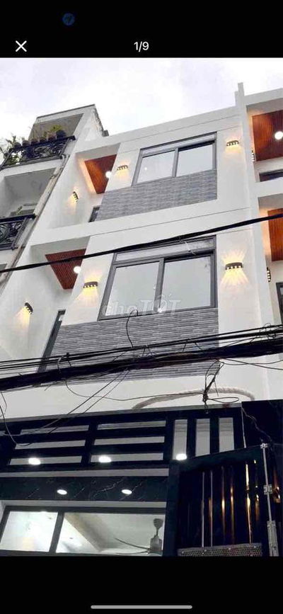 Nhà 4 tầng mới xây Âu Dương Lân P.3 Q8