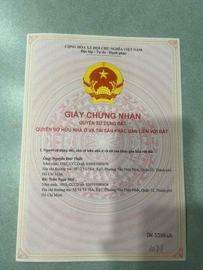 đất thổ cư 100%