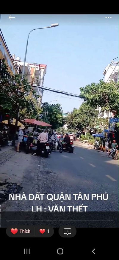 NHÀ MẶT TIỀN KINH DOANH NHỘN NHỊP NGÃ 4 CẦU XÉO LÊ ĐÌNH THÁM CHỈ 7,5TỶ