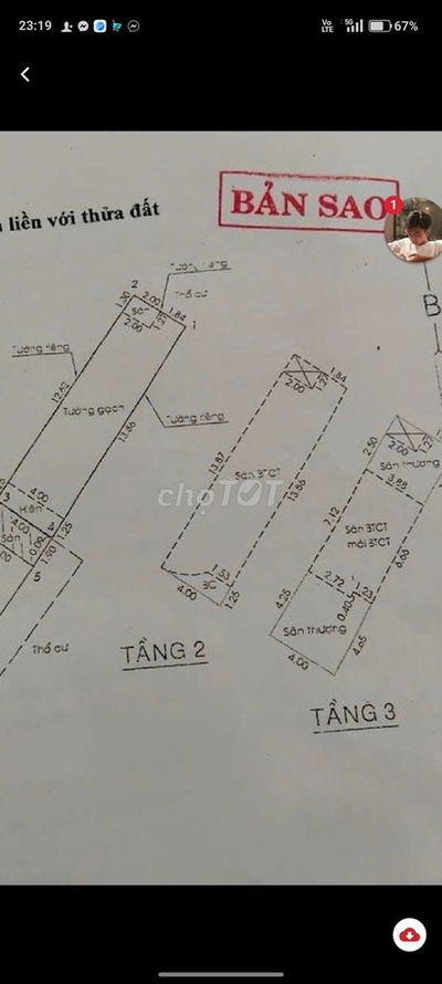 HIẾM RẺ 3,4Tỷ -HXH- 60m2 - 3tầng- 3PN sát MT - CHỢ ĐẦU MỐI - BÀ ĐIỂM