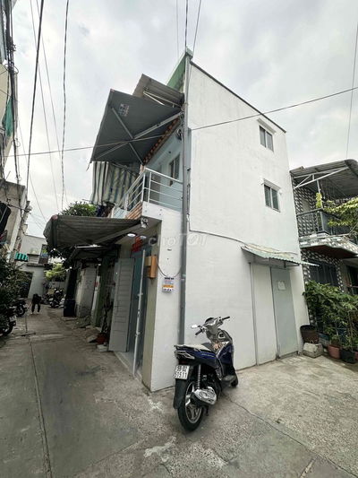 Nhà Mới 3x5m (1Lầu Đúc + 1Lửng)Hẻm 4m. Khu Gò Xoài