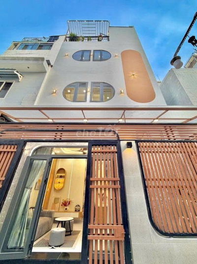 Hẻm xe hơi  Bình Thạnh - 4 tầng mới đẹp, 2PN, 3WC, sân thượng.