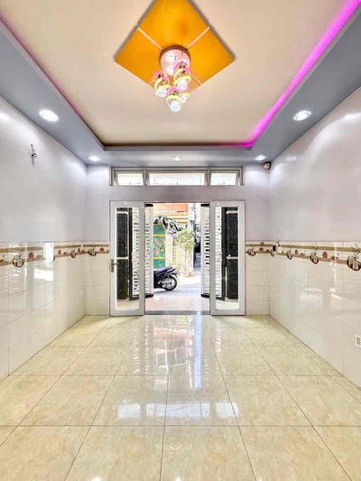 hẻm ô tô 6m gần chợ Phạm Văn Hai, 46M2(4x12M) 3 tầng