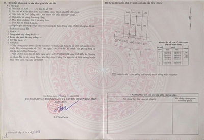 🆘 ĐẤT 5,4 x 20m MẶT TIỀN ĐƯỜNG XUÂN THỚI SƠN 6, XÃ XUÂN THỚI SƠN