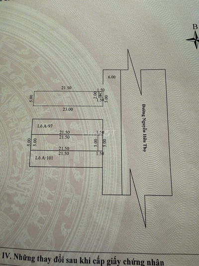 nhà 2tầng nguyễn hữu thọ dt đất 115m2 hướng đông sát ngã tư thành thái