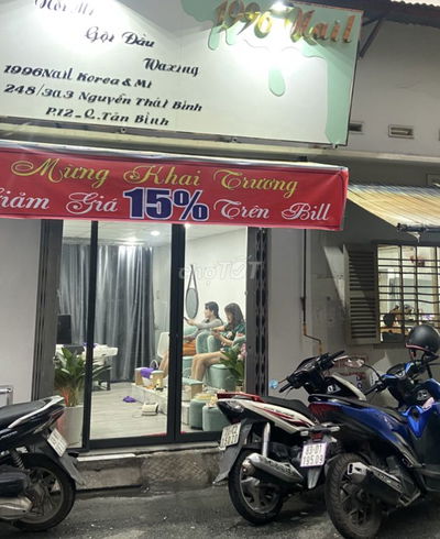 Sang nhượng tiệm nail + gội