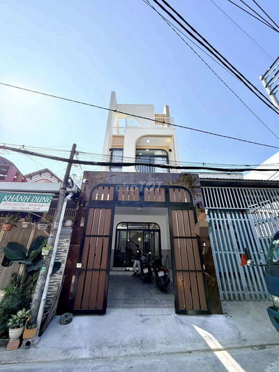 Nhà Mặt tiền 4x23m Thới an 18 Có Phòng ngủ dưới nội thất thiết kế đẹp