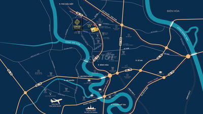 Căn hộ 2PN full nội thất Diamond Boulevard mặt tiền QL13, ở ngay