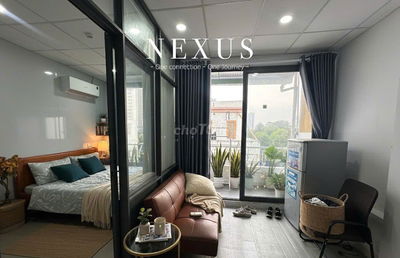 Q2 | Căn hộ 1PN ban công | Full nt - giặt riêng | Khu biệt thự LĐC