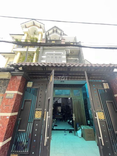 BÁN NHÀ 3 TẦNG–HXH -SÁT MT TRƯƠNG THỊ HOA- GIÁP GV -FULL NT-NHỈNH 6xx