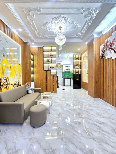 Nhà Đào Tông Nguyên Nhà Bè ngang 4m 3 tầng sổ ĐSH 2PN2WC