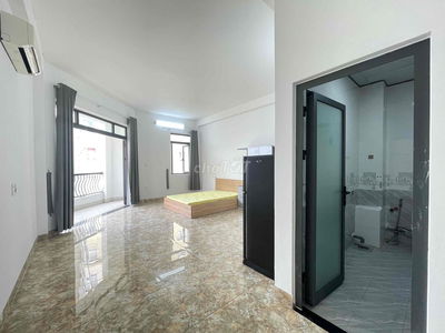 phòng trọ full nội thất ban cong thoáng mát