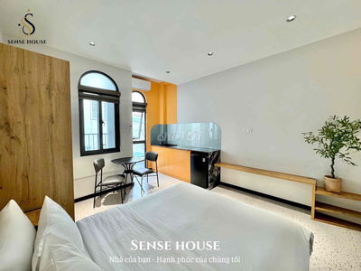 Mới 100%🧧Studio 35m2 tone hiện đại ngay Chợ Bà Chiểu, Bình Thạnh.
