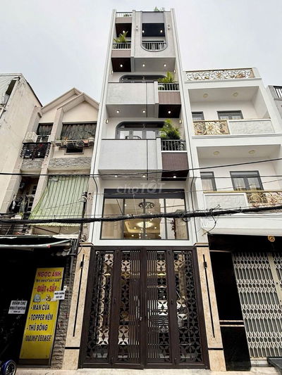 KHU ĐỒNG BỘ 6 TẦNG🔸HẺM 8M🔸HẺM 766 CÁCH MẠNG THÁNG 8🔸4X15🔸CÓ THANG MÁY