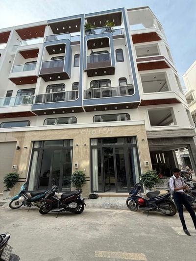 Bán nhà mặt tiền đường nội bộ KDC cao tầng đồng bộ