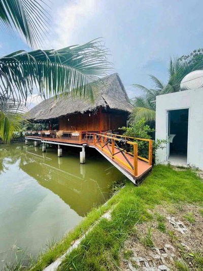 bán đất nhà vườn ven sông Nhơn Đức nhà bè