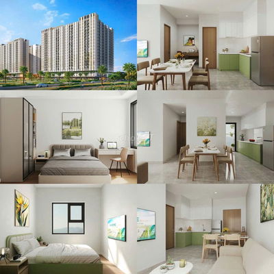 CỰC SỐC ! Căn Hộ 1PN(46m2) Full Nội Thất Chỉ 978tr-Góp 3,6tr/th~LS5,9%