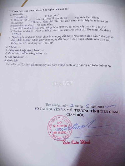 bán đất thành phố gò công