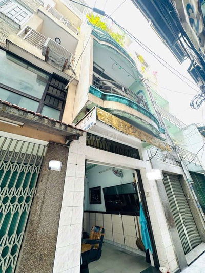 NHÀ BÁN HẺM 4M - 4 TẦNG, 128M2 - 4PN -ĐỐI DIỆN BV NHI ĐỒNG - 7,X TỶ