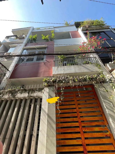 Thiên phước tân bình, ngang 5.7m dài 10m, 4 tầng, hẻm xe hơi, 10.x tỷ