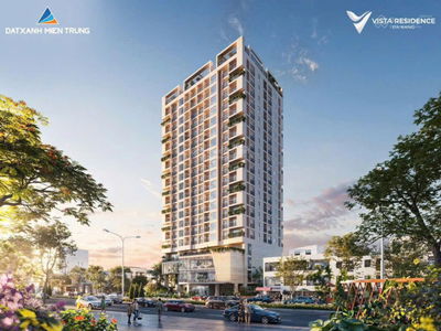 Duy nhất căn góc 2PN tầng cao - Vista Residence - ngay trung tâm Q. Hải Châu - sổ đỏ lâu dài
