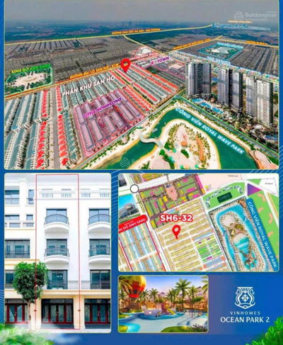 Bán gấp biệt thự Vinhomes Ocean Park 2, 10 tỷ, 70m2