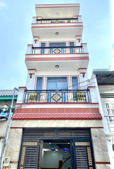Nhà 3 lầu 4 phòng ngủ hẻm 6m, Đường số 12 gần Aeon Tân Phú