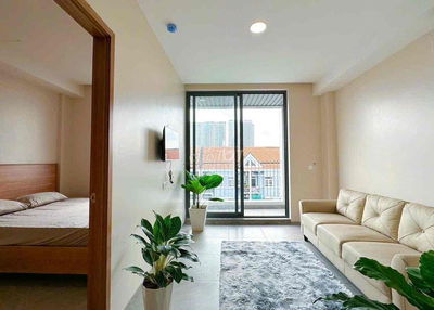 Căn hộ studio,1 phòng ngủ riêng full nội thất, Lotte, trung tâm, Quận
