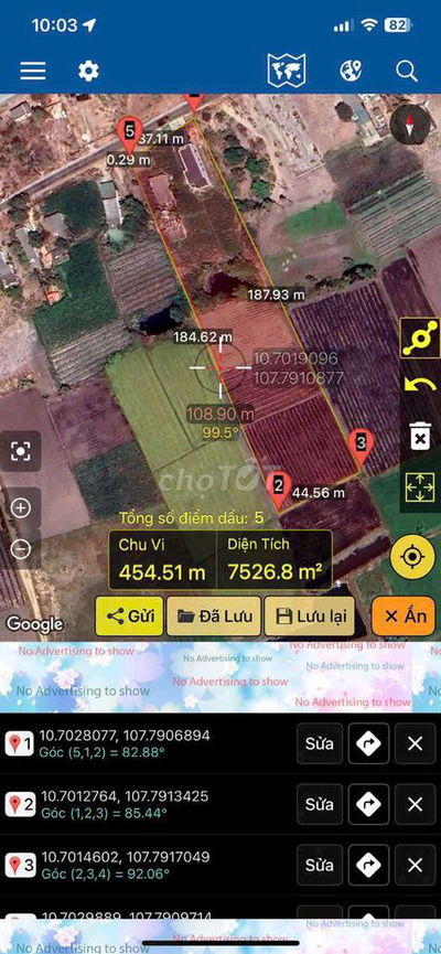 Bán đất mt đường nguyễn thông lagi lâm đồng