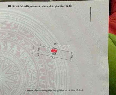 chưa đến 60tr/m đất đẹp cổ dương, ô tô vào , gần cầu nhật tân