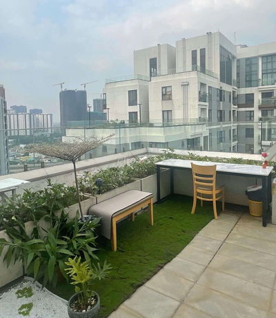 Penthouse sân vườn chung cư Dlusso An Phú Quận 2. Đủ nội thất đẹp
