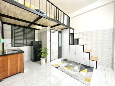 GÁC LỬNG ĐẦY ĐỦ TIỆN NGHI, LÝ THƯỜNG KIỆT ĐỐI DIỆN ĐH BÁCH KHOA Q10