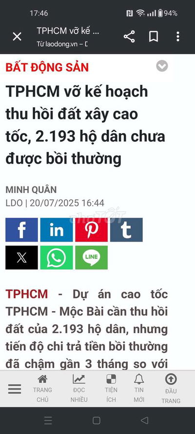 Đất 450x50m đường Phước Tây
