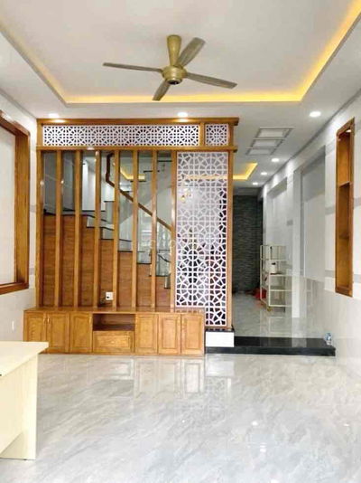HIẾM: NHÀ MT 5 MÉT, KHU SẦM UẤT, 3 TẦNG, 4PN