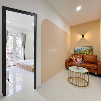 Căn Hộ 1PN New 100% Full NT Cao Cấp Ban Công Ngay Học Viện Cán Bộ CVA