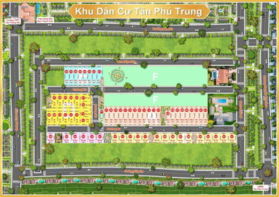 Ưu đãi 15%, KDC TÂN PHÚ TRUNG, sổ hồng riêng, xây tự do, 8x10, 6x14, 5x17 giá 1.93 tỷ