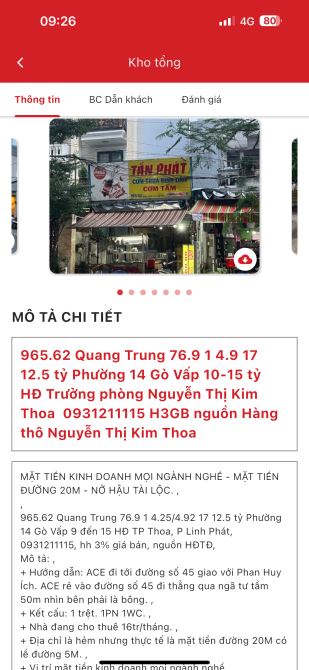 BÁN NHÀ ,ĐƯỜNG 10 M THÔNG,DT 4 ❌ 15 XÂY 5 TẦNG,DƯƠNG QUẢNG HÀM GÒ VẤP CHỈ 10.8 TỶ