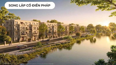 Bán biệt thự song lập Vin Đan Phượng: dãy BM-2x, 228 m2, giá vay 62 tỷ, rẻ hơn CĐT 11 tỷ.
