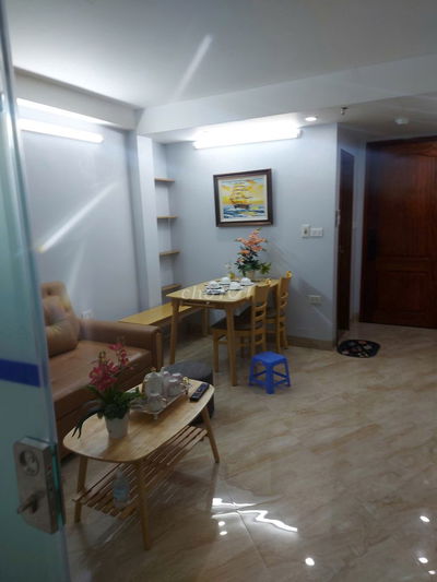 Cho thuê căn hộ mới 1K1N ban công thoáng ôtô đỗ có thang máy Vũ Thạnh