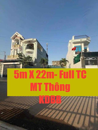 💥ĐẤT_5m X 22m MT KDBB_Nhựa Thông 9m_Gần Chợ Đầu Mối_HM