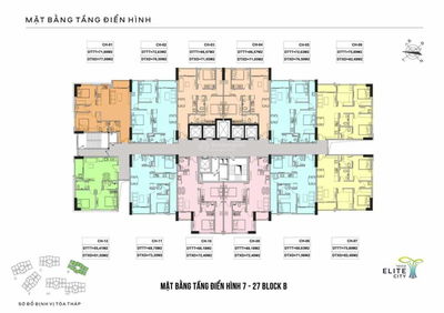 Bán căn hộ 2 ngủ Tecco Elite City Thái Nguyên  Chính chủ  Tầng trung view đẹp - 1.650 tỷ all in