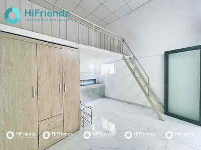 Phòng gác giá rẻ 28M2-Máy lạnh-Cửa sổ thoáng-Ngã Tư Bảy Hiền-Gần Q10
