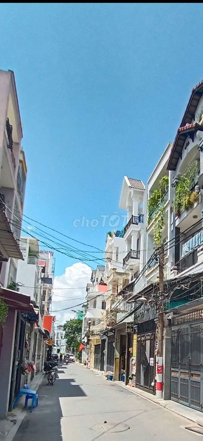 BÁN NHÀ 4 TẦNG - HẺM XH THÔNG - NGUYỄN SỸ SÁCH - F 15 - TÂN BÌNH.