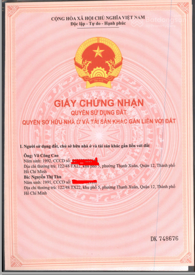 BÁN NHÀ 3 MẶT TIỀN  ĐƯỜNG TX22, P. THẠNH XUÂN, Q.12  KHAI THÁC TỐT  THUÊ 50TR/THÁNG